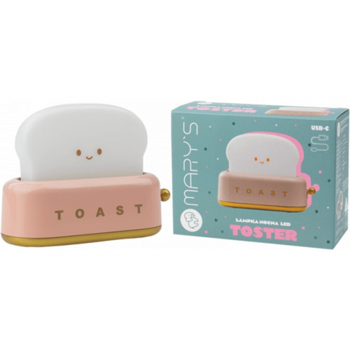 mary's nachtlampje toaster - roze