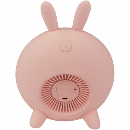mary's wekker en rgb nachtlampje konijn - roze