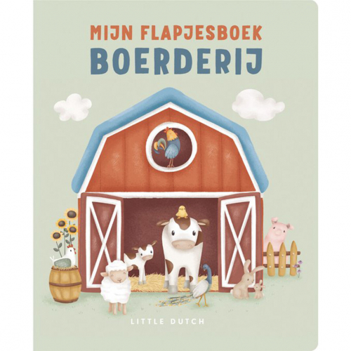 mercis publishing little dutch mijn flapjesboek - boerderij