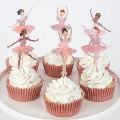 meri meri cupcake set ballerina - 24st
