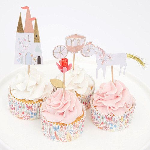 meri meri cupcake set prinses - 24st