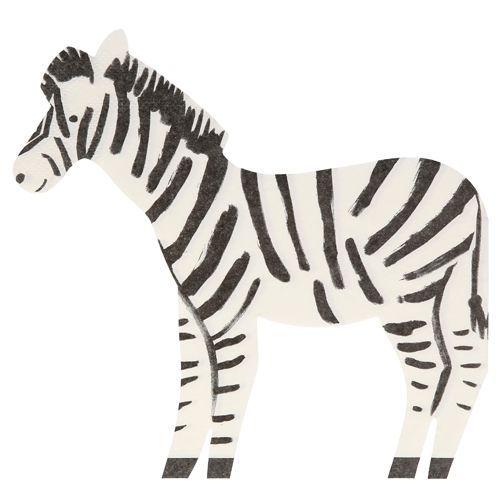 meri meri servetten zebra - 20st