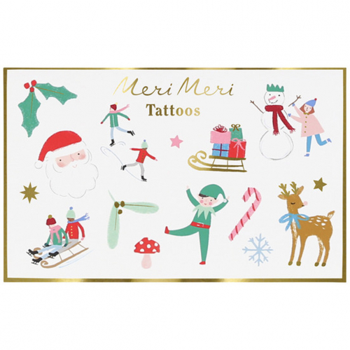 meri meri tattoos kerst - small