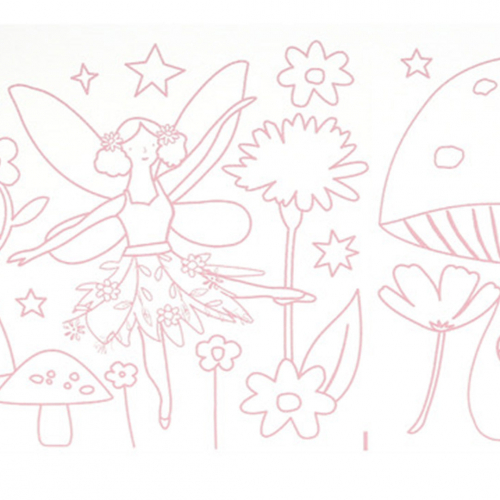 meri meri kleurplaatrol fairy