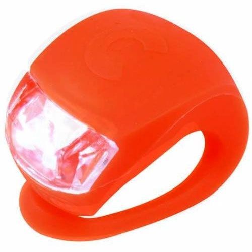 micro step LED fietslampje - oranje