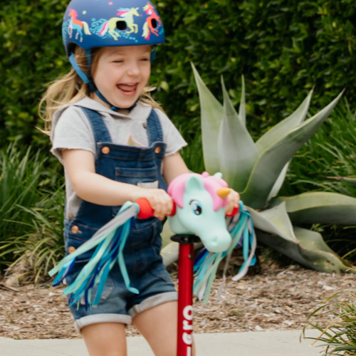 micro stuurslingers voor kinderstep - blauw