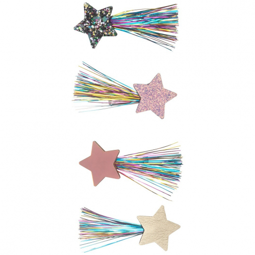 mimi & lula haarclipjes comet tinsel - 4st
