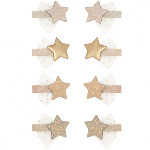 mimi & lula haarclipjes mini ballet star - shimmer - 8st 