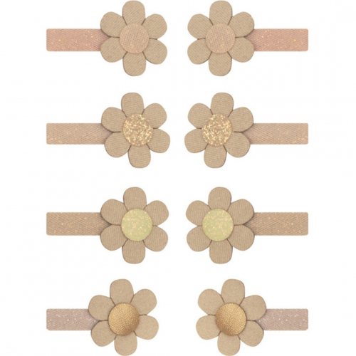 mimi & lula haarclipjes mini daisy - 8st 