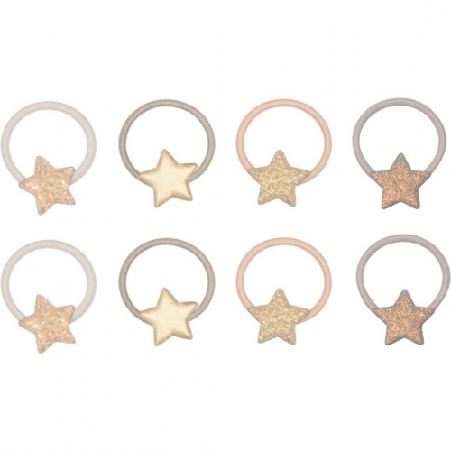 mimi & lula haarelastiekjes mini stellina sparkle - 8st