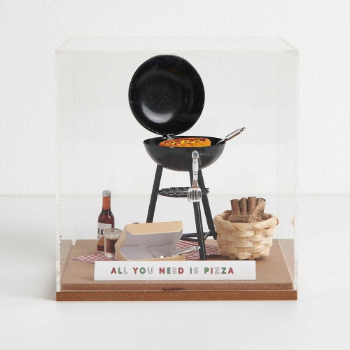 miniatuur grill - 8,5 cm