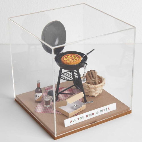 miniatuur grill - 8,5 cm