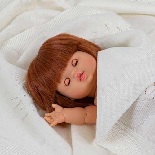 minikane babypop met slaapoogjes capucine - 34 cm