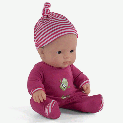 miniland babypop aziatisch met ondergoed meisje - 21 cm