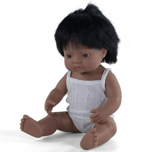 miniland babypop latijns-amerikaanse jongen - 38 cm