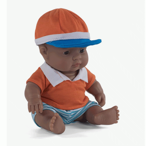 miniland babypop latin met ondergoed jongen - 21 cm