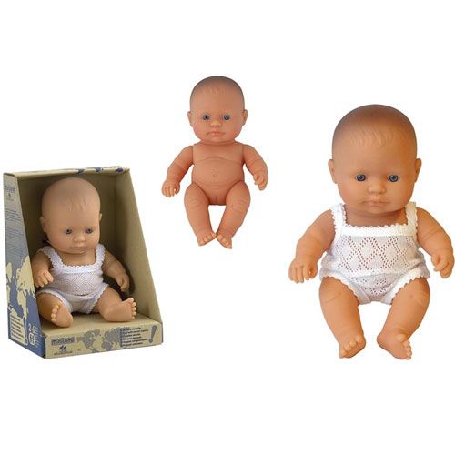 miniland babypop europees met ondergoed meisje - 21 cm