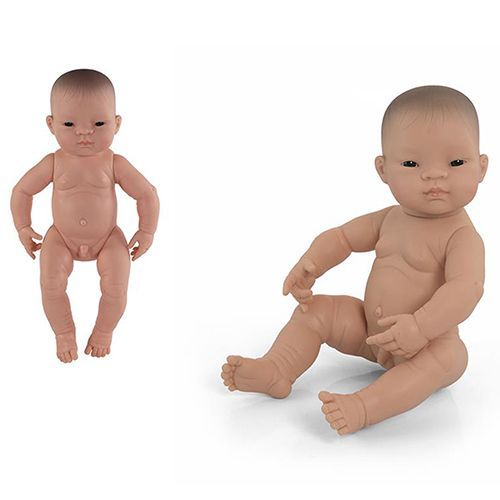 miniland babypop aziatische jongen - 40 cm