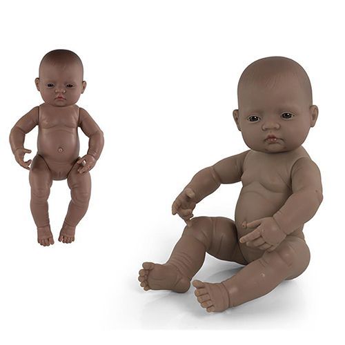 miniland babypop latijns-amerikaans meisje - 40 cm