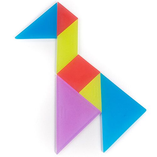 miniland transparante tangram - 28st