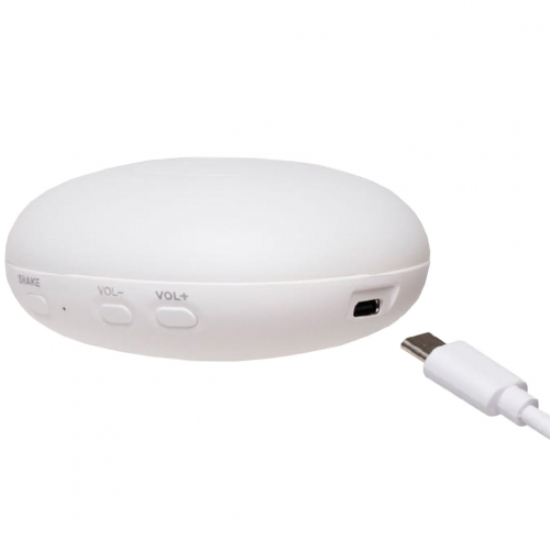 moonie 2.0 next gen knuffelbeer met nachtlamp en geluid - polar natur - 28 cm