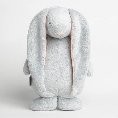moonie knuffelkonijn met nachtlamp en geluid - cloud - 28 cm