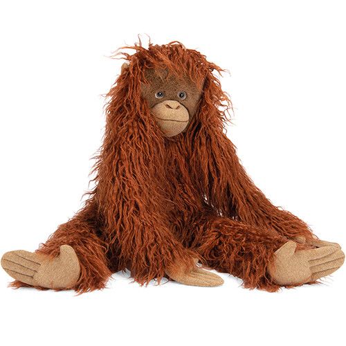 moulin roty knuffelaap orang-oetan - 68 cm
