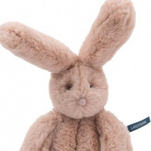 moulin roty knuffelkonijn arthur et louison - rose - 23 cm