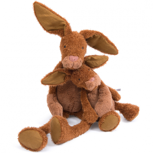moulin roty knuffelkonijn les baba-bou - 30 cm