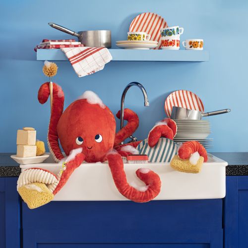 moulin roty knuffeloctopus paulie - 80 cm 