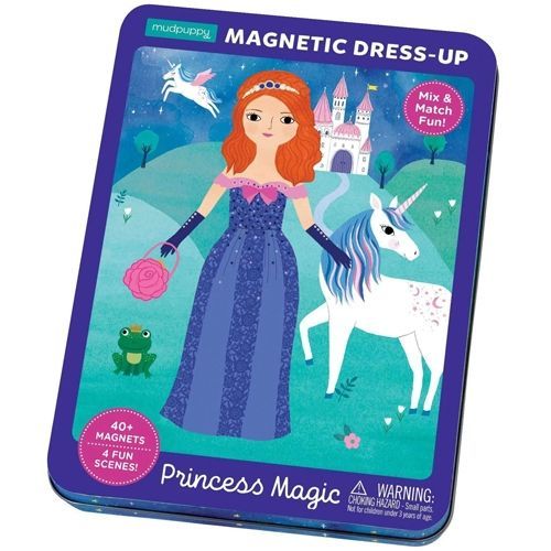 mudpuppy magnetisch aankleedspel - prinsessen