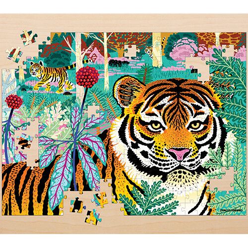 mudpuppy puzzel bedreigde diersoorten - siberische tijger - 300st