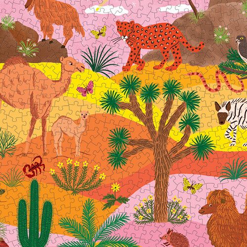mudpuppy puzzel woestijn terrarium - 750st