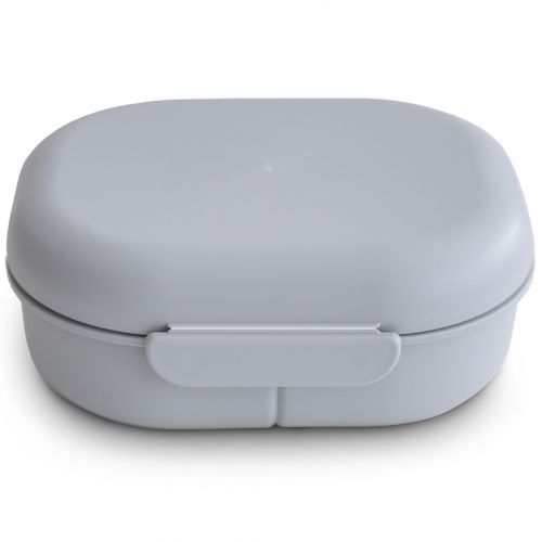 mushie lunchbox met bestek - cloud