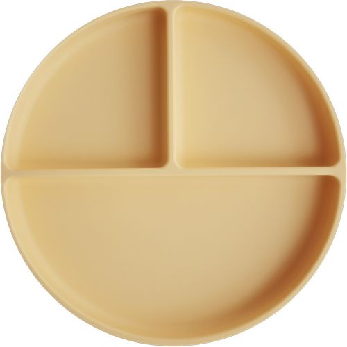 mushie siliconen vakjesbord met zuignap - daffodil