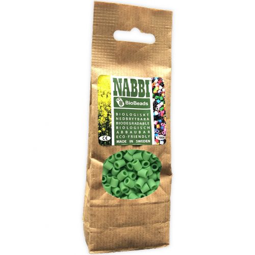 nabbi biobeads® strijkkralen groen - 1000st