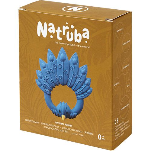 natruba bijtring pauw - blue 