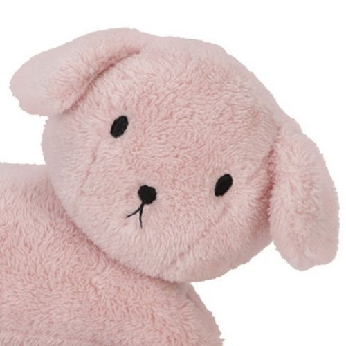 nijntje fluffy knuffelhond snuffie - roze - 25 cm