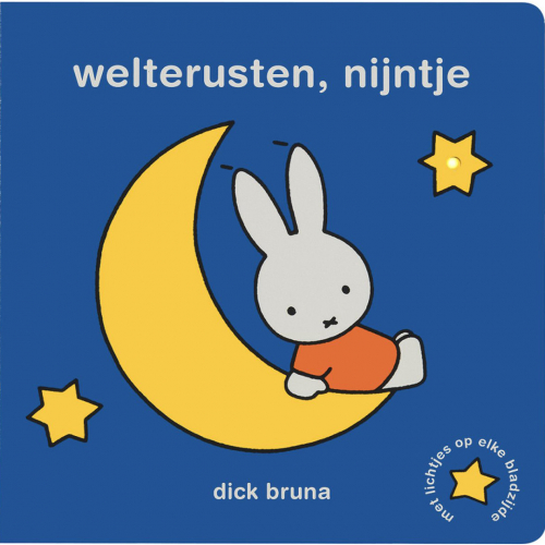 nijntje kartonboek met lichtjes welterusten, nijntje