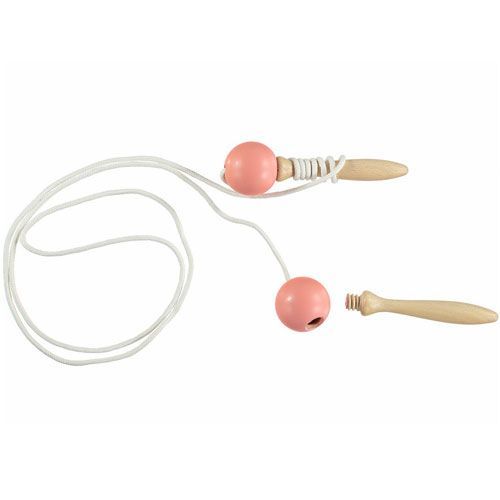 nobodinoz houten springtouw - roze