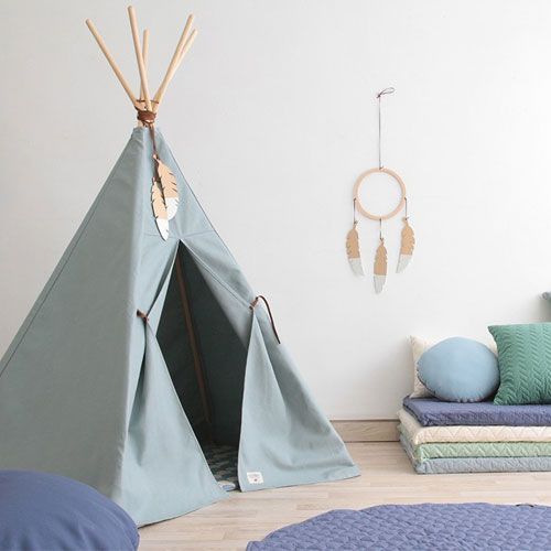 nobodinoz tipi wigwam nevada - riviera blue