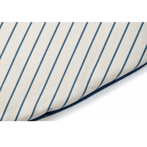 nobodinoz speelkleed fluffy - blue thin stripes natural - 110 cm