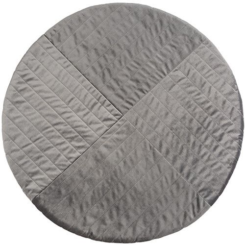 nobodinoz speelkleed kilimanjaro velvet - slate grey 105 cm