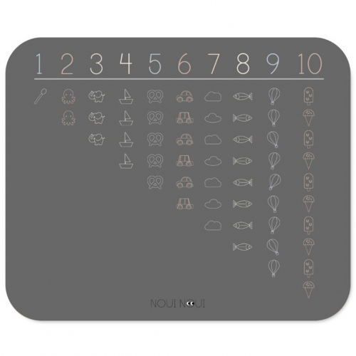 noui noui placemat learning numbers - 55 cm