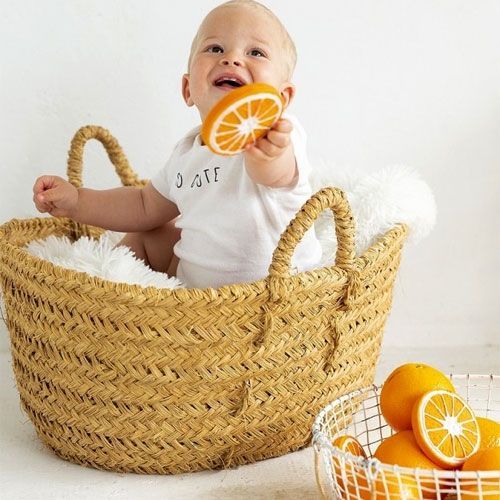 oli & carol bijt- & badspeelgoed sinaasappel