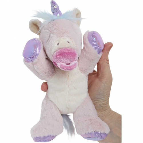 olli ella knuffeleenhoorn binky baby unicorn - sparkle - 16 cm