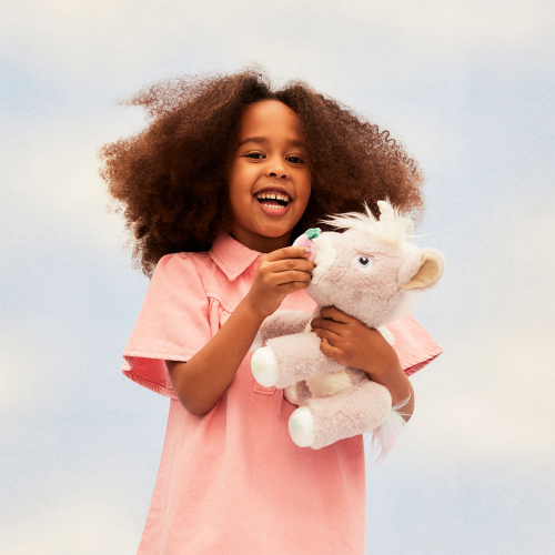 olli ella knuffeleenhoorn dinkum unicorn - glimmer - 22 cm