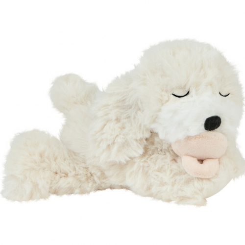 olli ella knuffelhond dinkum puppy belle - cream - 17 cm