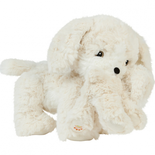 olli ella knuffelhond dinkum puppy belle - cream - 17 cm