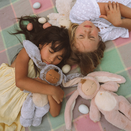 olli ella lappenpop cozy dinkum doll - bunny flopsy - 32 cm